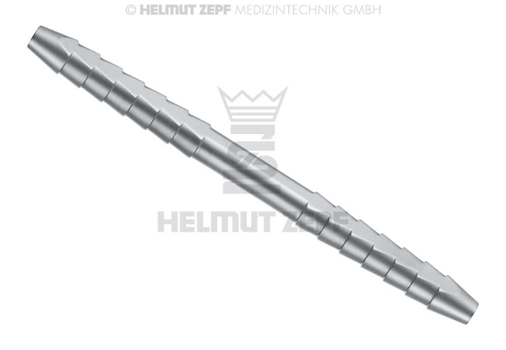 Dental Handle - Double-Ended for Inserts, ZEPF-Line 100mm Stainless Steel M4x0.5mm Thread by Helmut Zepf 26.180.13