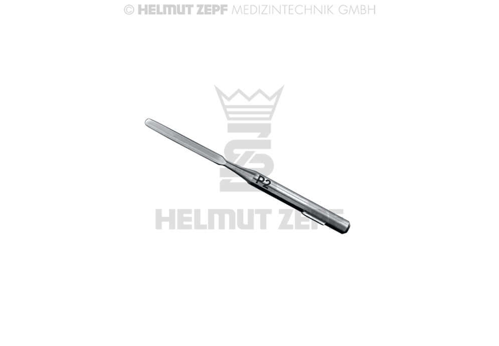 Periotome Insert P2 2.5x1.7x14mm Helmut Zepf No.26.182.02 Periodontic Surgical Tool