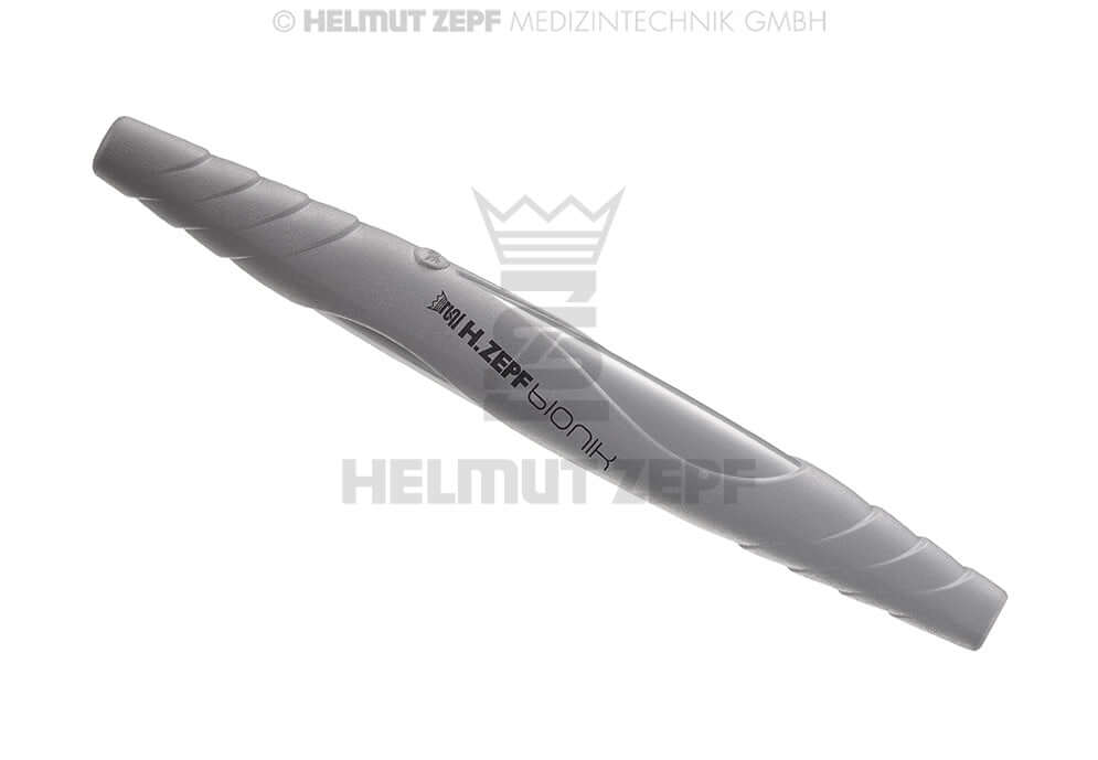 ZEPF-bIONIK QUICKFIX Dental Hygiene Instrument Handle for Interchangeable Inserts M4x0.5mm Double-Ended Grey PEEK