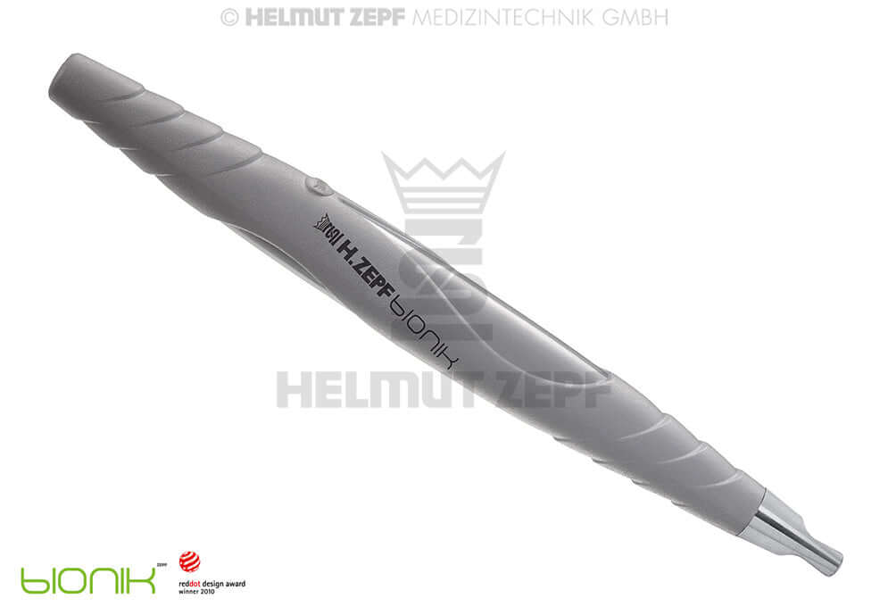 ZEPF-bIONIK QUICKFIX Dental Hygiene Instrument Handle for Interchangeable Inserts M4x0.5mm Grey PEEK