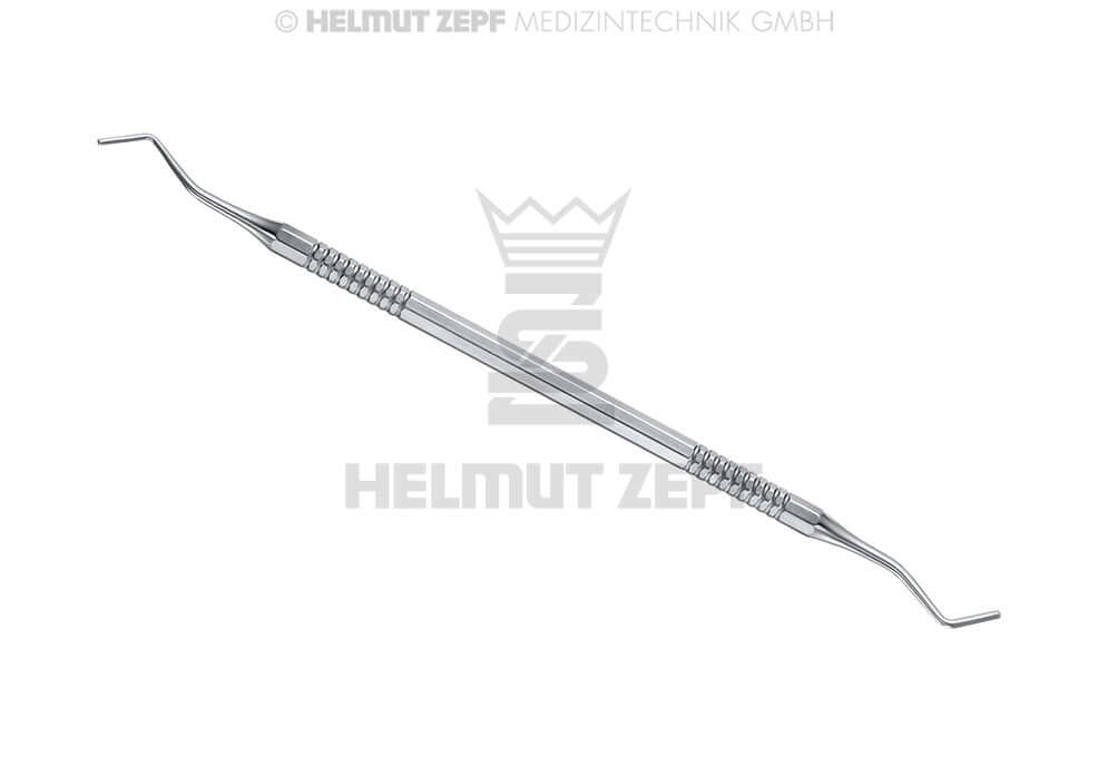 Helmut Zepf axial composite condenser instrument #36, 1.2/1.6mm double-ended dental hand tool for composite condensation