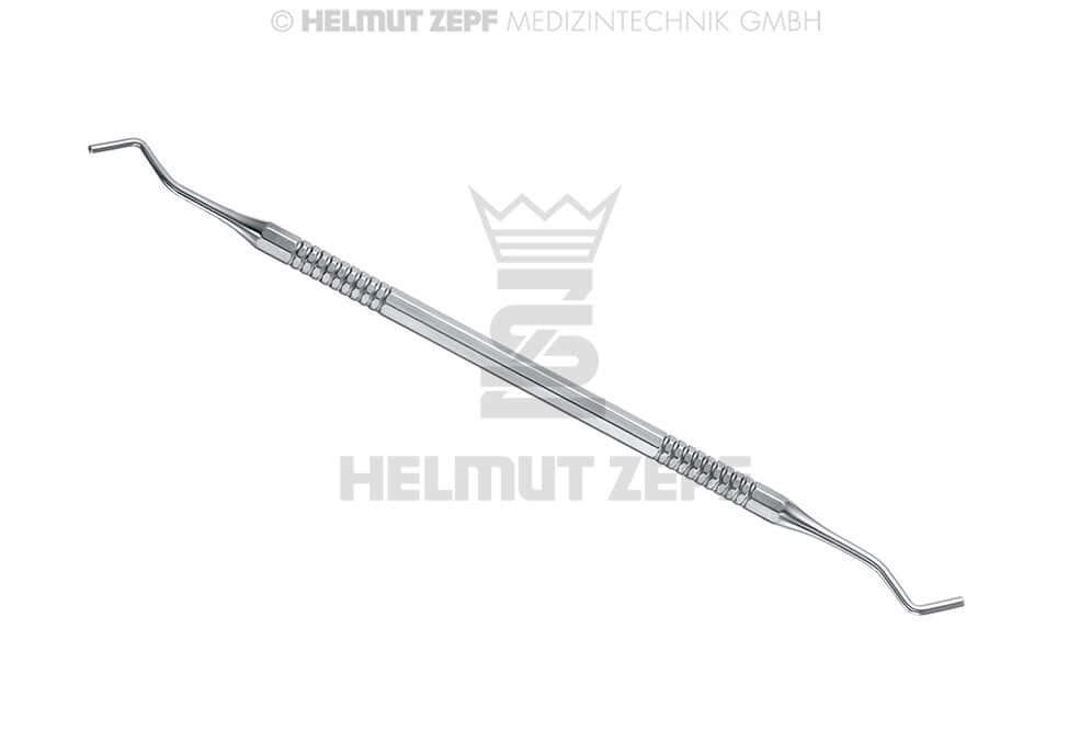 Helmut Zepf dental composite condenser instrument #37 axial design 1.6/2.0mm dual-end No.26.200.37