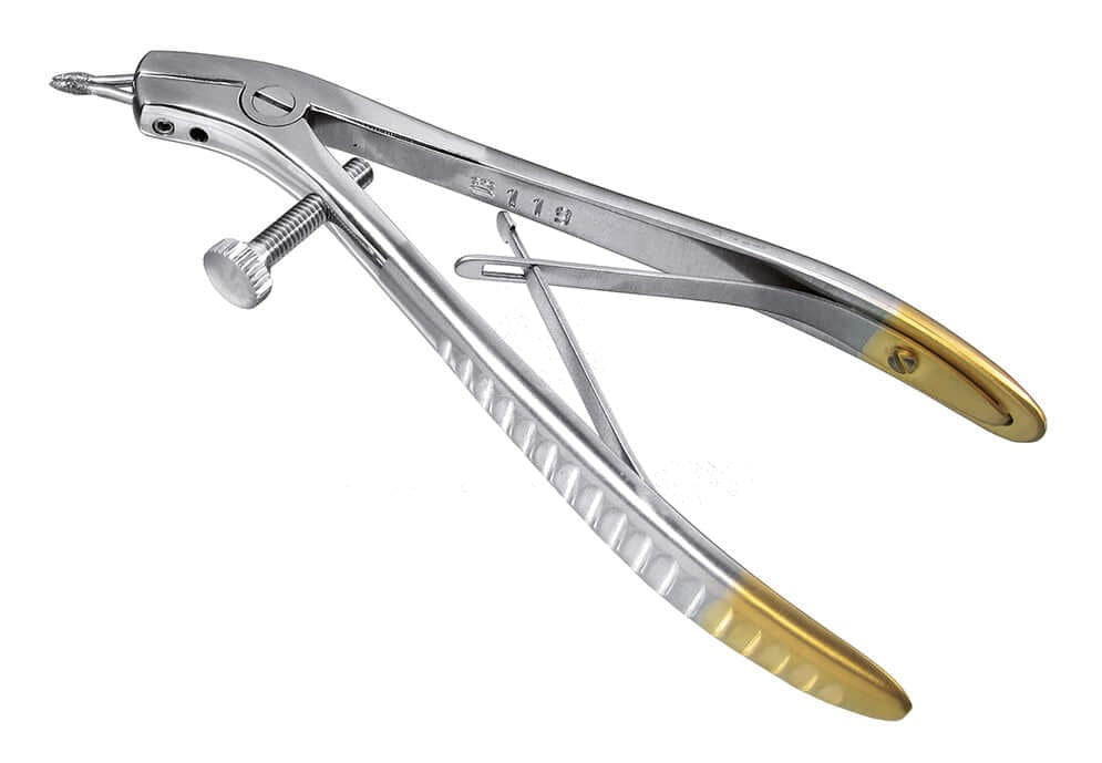 Helmut Zepf Telescope Crown Pliers with 2 Interchangeable Diamond Tips 1.65mm - Orthodontic Tool No. 31.185.02