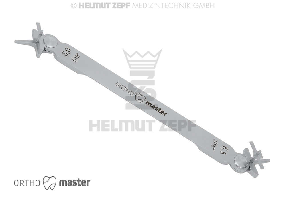 Orthodontic Bracket Positioner #3 System .018" 5/5.5mm by Helmut Zepf No.33.261.03 for precise bracket placement