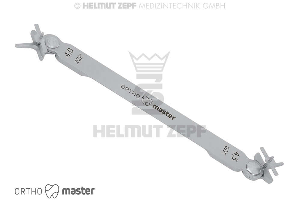 Orthodontic Bracket Positioner #5 System .022" 4/4.5mm by Helmut Zepf No.33.261.11 for precise bracket placement