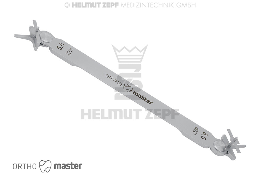 Orthodontic Bracket Positioner #6 System .022" 5/5.5mm Helmut Zepf 33.261.12 OrthoMaster Tool