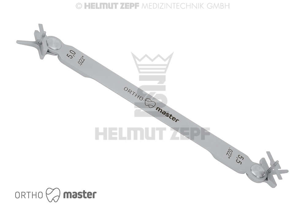 Orthodontic Bracket Positioner #6 .022" 5/5.5mm by Helmut Zepf - Precise Bracket Placement Tool