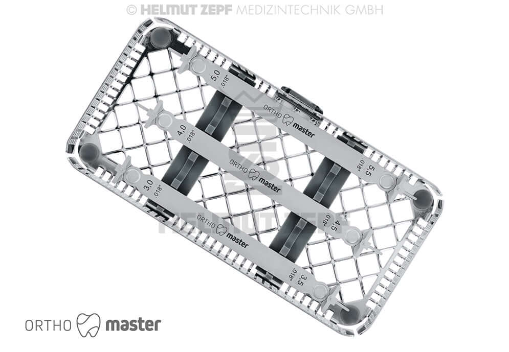 Orthodontic Bracket Positioner Set Hammad-Schmid .018" by Helmut Zepf No. 33.261.18 in washbasket