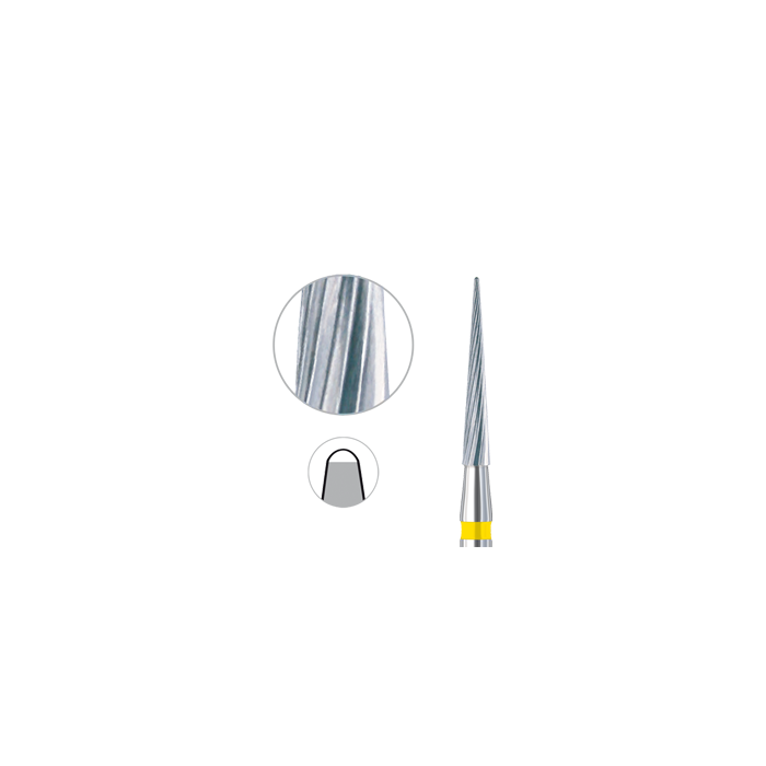 Busch 335F 014 FG FINISHING BUR CARBIDE - (Pack of 2) Bur Made in Germany
