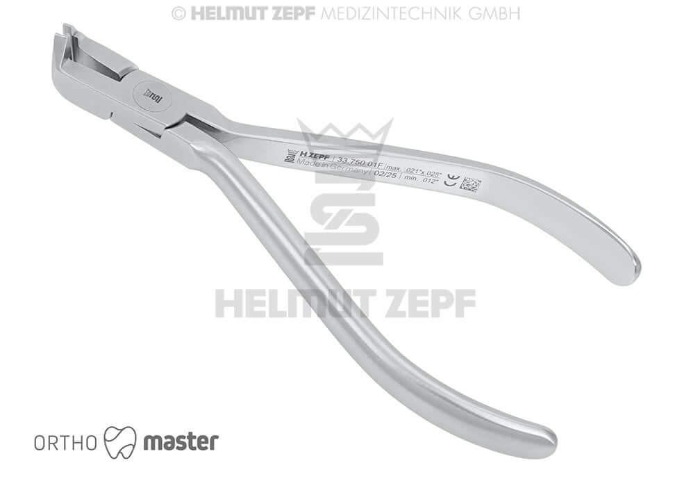 Orthodontic Distal End Cutter Mini with Carbide Inserts, max wire 0.534x0.635mm, Helmut Zepf 33.750.01F