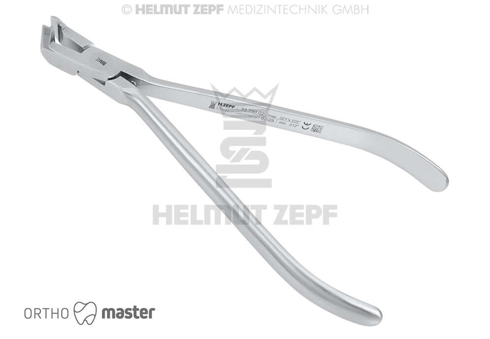 Orthodontic Distal End Cutter by Helmut Zepf, 14cm, carbide inserts, max wire 0.56x0.70mm, No.33.750.02