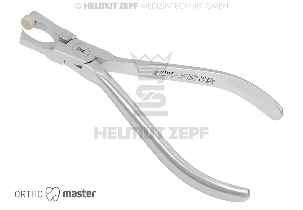 Bracket Removing Plier with Plastic Insert by Helmut Zepf No. 33.770.25, forged High Carbon Steel orthodontic tool