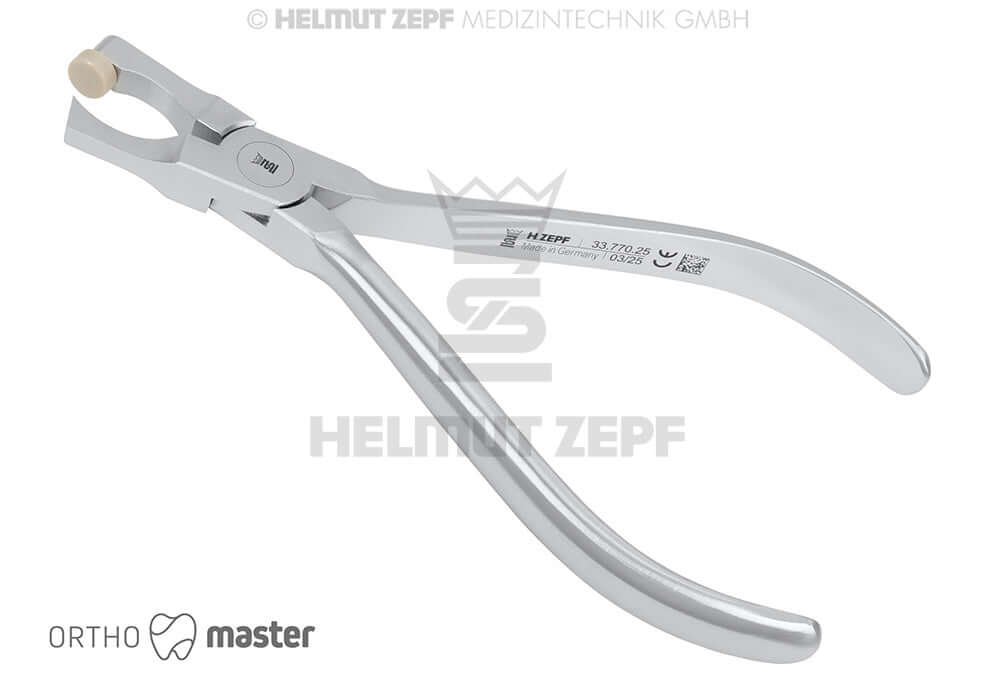 Orthodontic Bracket Removal Plier Short Jaw with Plastic Insert Helmut Zepf 33.770.25 Forged Steel