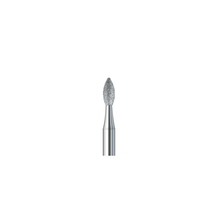 diamond egg extra fine dental bur 368EF 023 FG Yellow Ring for Crown Preparation and Filling Treatment Pack of 2