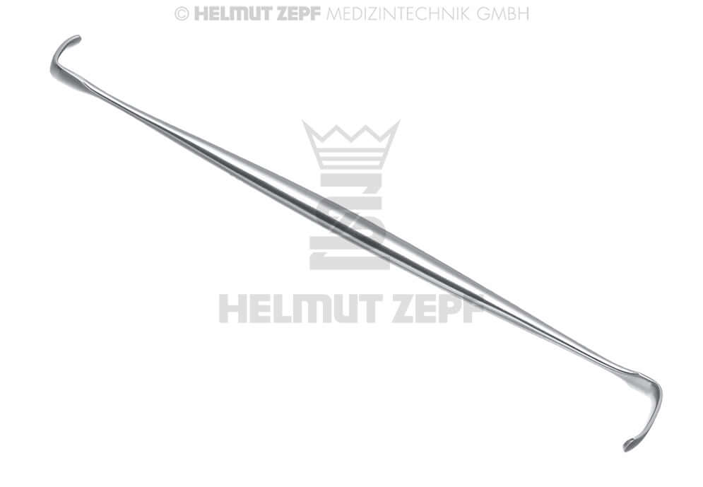 Ragnell-Davis Retractor 14cm 8x4mm 15x5mm by Helmut Zepf No.38.074.14 surgical double-ended stainless steel retractor