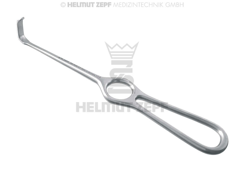 Kocher-Langenbeck Retractor 21.5cm 8x35mm by Helmut Zepf No.38.426.02 surgical instrument