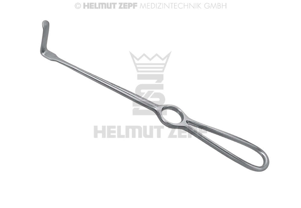Obwegeser Retractor Soft Tissue Bent Upward 22cm 32x10mm by Helmut Zepf No.38.428.02