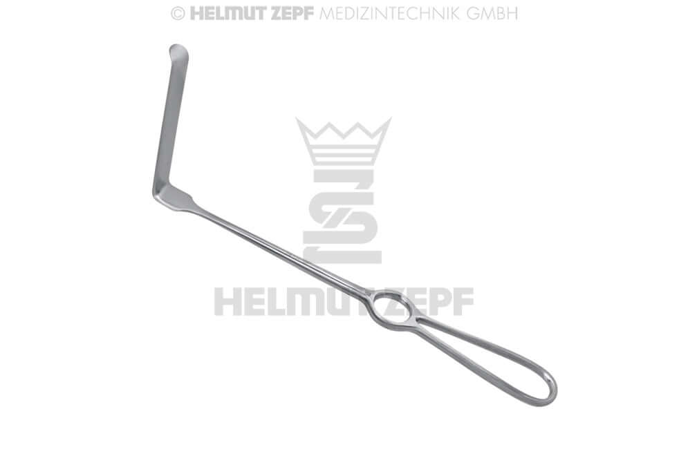 Obwegeser Retractor Soft Tissue Bent Upward 22cm 70x14mm by Helmut Zepf No.38.428.05