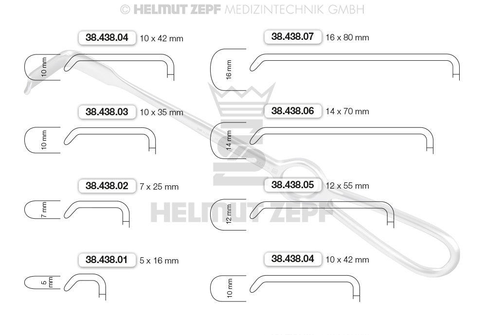 Helmut Zepf 38.438.04 Dental Instrument Made in Germany