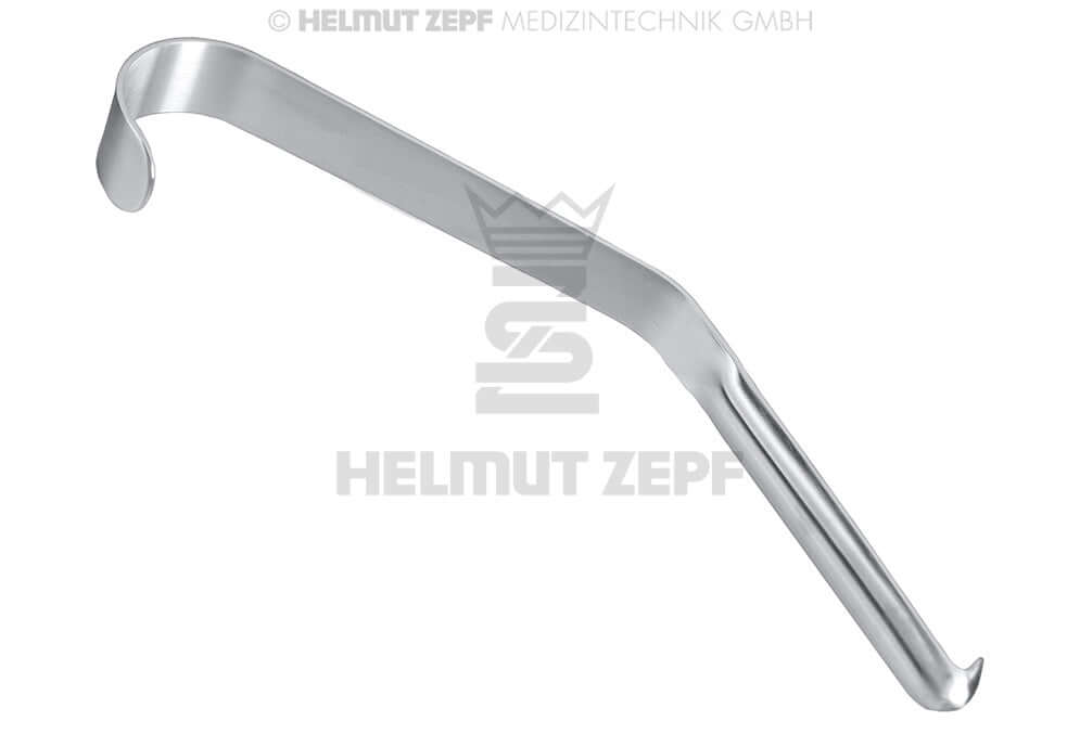 Obwegeser Retractor for Oral Surgery 16cm 10mm Flexible by Helmut Zepf No.38.467.10 for Jaw and Face Surgery