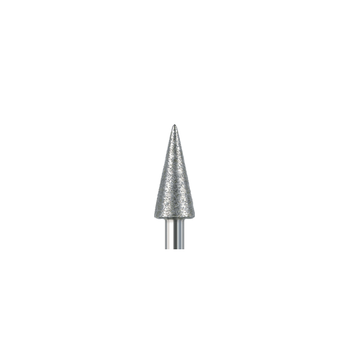 longlife sintered diamond cone bur 3859 050 HP medium grit pointed cone for model casting technique