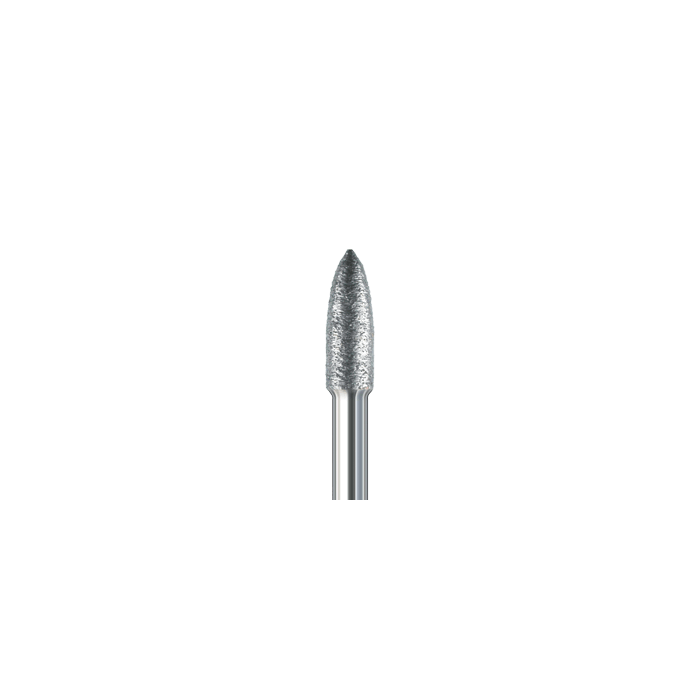 longlife sintered diamond bur cylinder pointed medium grit for model casting, ISO 807 104 284 524 031, 3862 031 HP