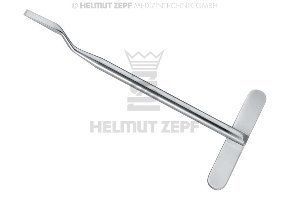Helmut Zepf bone chisel Modified Vienna Bayonet 4mm #4B Flat Handle 140mm surgical oral maxillofacial instrument