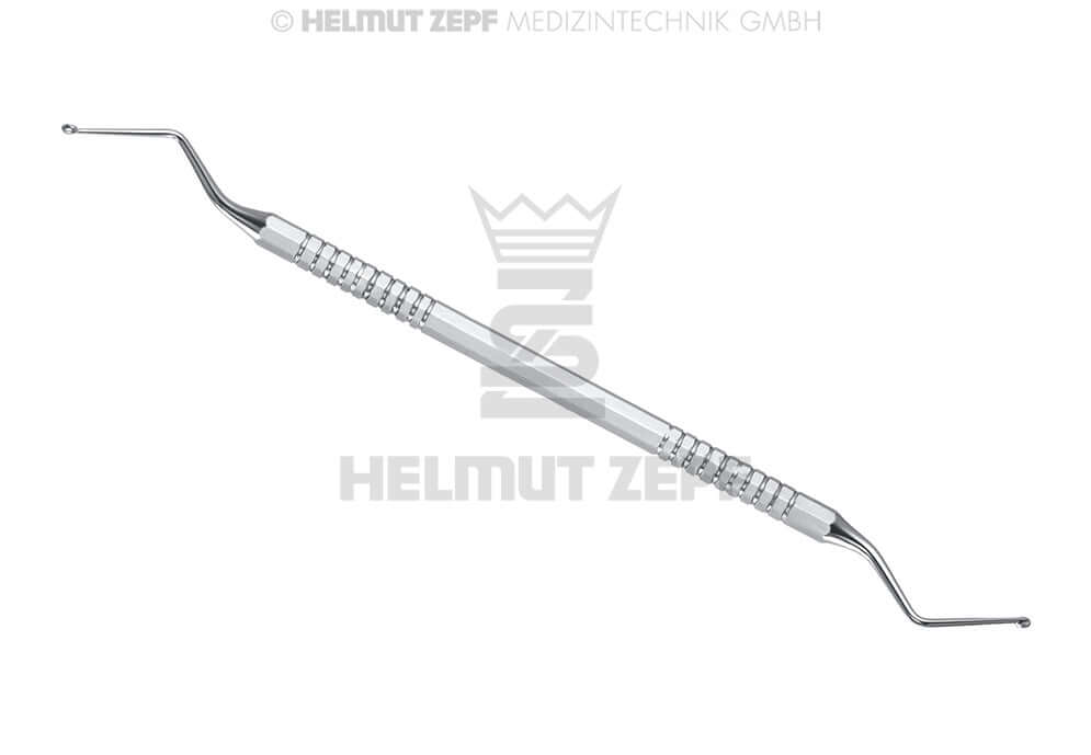 Hemingway Curette Sharp Spoon Raspatory 2.5mm #11 16.5cm Dental Tool by Helmut Zepf 41.845.11