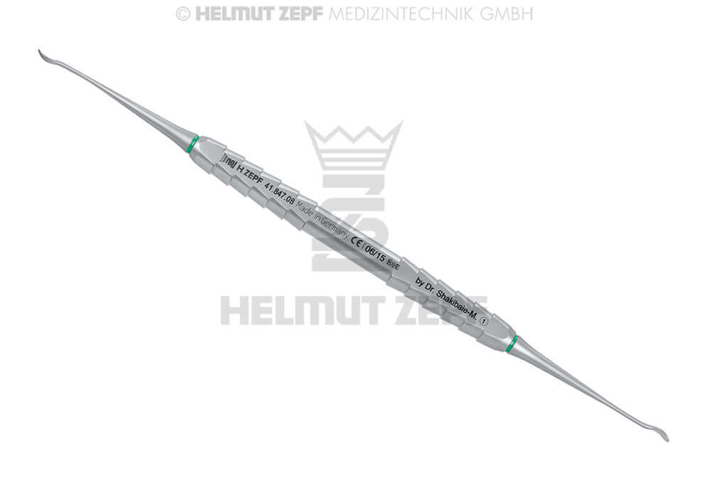 Microscopic Sinus Lift Curette #1 Double-Ended 2.9/2.4mm by Dr. Shakibaie, Helmut Zepf 41.847.08