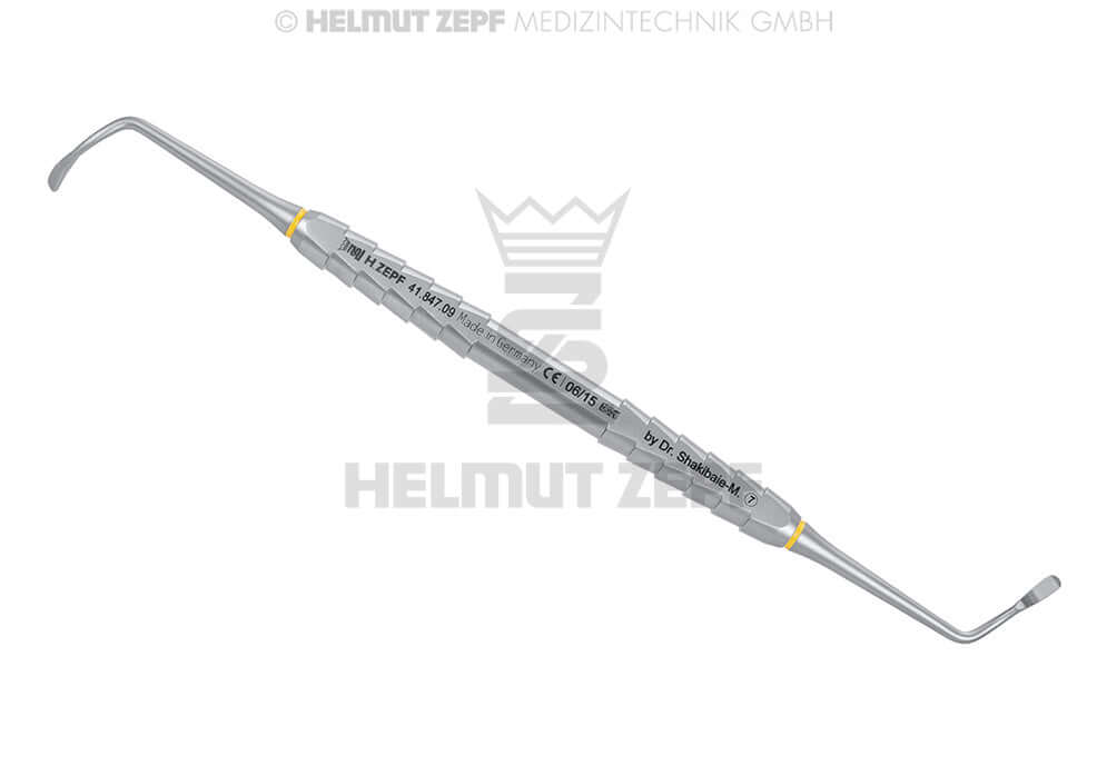 Microscopic Sinus Lift Curette #7 Double-Ended 3.0/3.0mm Dr. Shakibaie Helmut Zepf 41.847.09