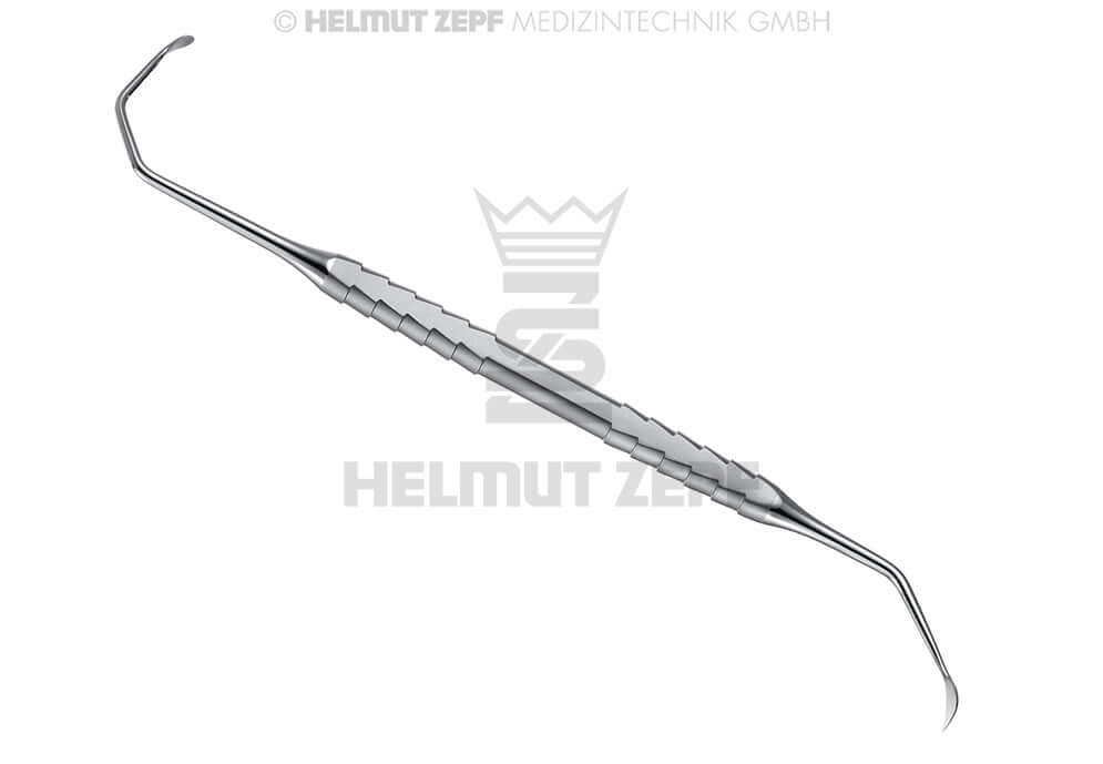 Helmut Zepf Sinus Lift Curette Double-Ended 6.5/4.0mm Sharp Dental Instrument No. 41.848.02
