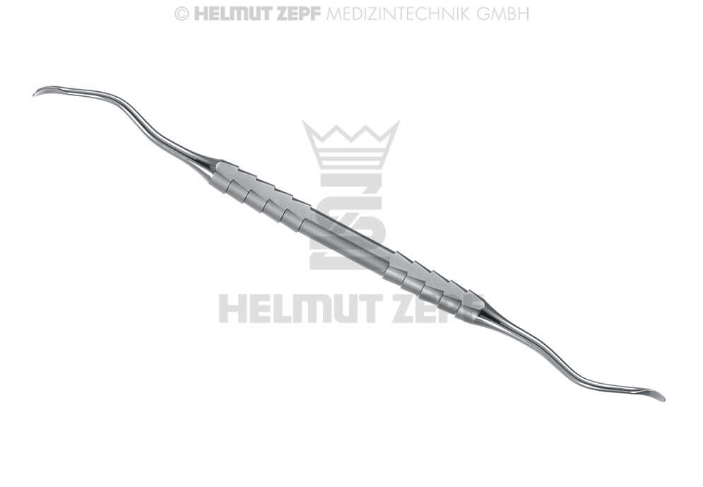 Sinus Lift Curette Double-Ended 4.4/8.5mm Blunt by Helmut Zepf No. 41.848.05 ZEPF-Line Dental Instrument