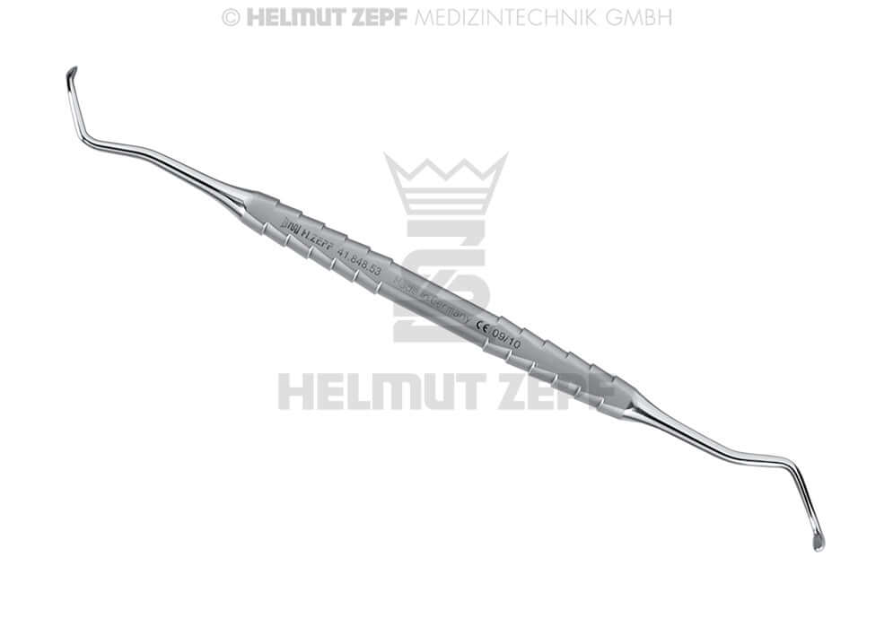 Sinus Curette #3 by Dr. Meiselbach Blunt 2.3mm Helmut Zepf No. 41.848.53 Dental Surgical Instrument