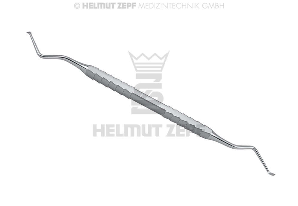 Lucas Curette Double-Ended Scraper 2.5mm #1 Helmut Zepf ZEPF-Line Dental Instrument No. 41.855.01Z