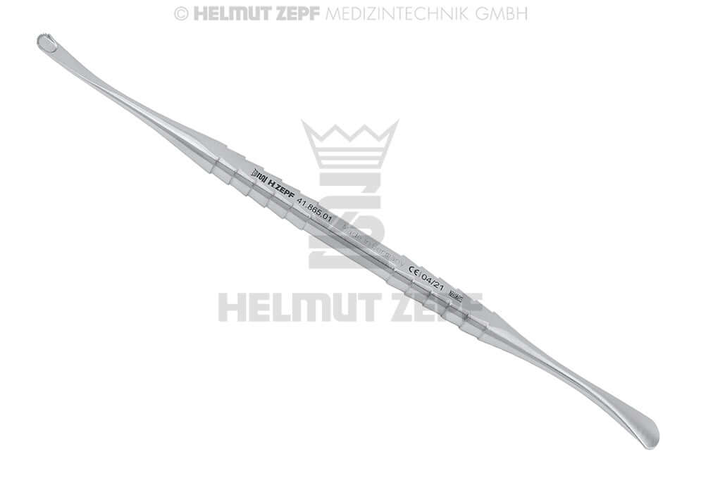 Tension Release Comb by Dr. Shih-Cheng Wen, 5/8mm Periosteal Elevator, Helmut Zepf No. 41.865.01 surgical instrument