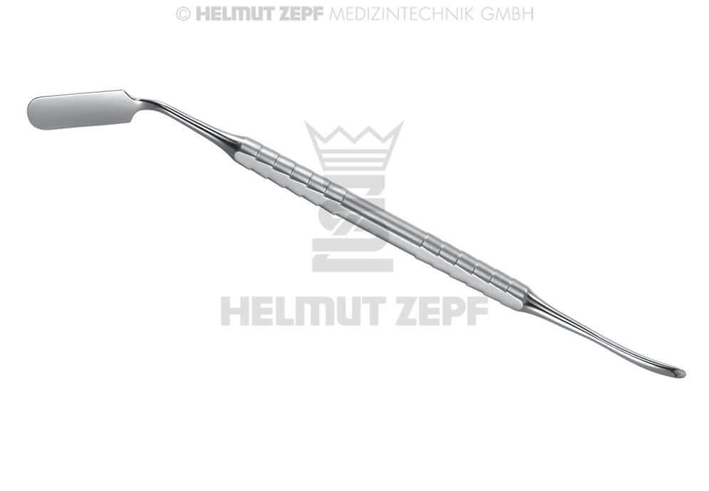 Prichard Curette Raspatory Retractor 30° Right Angled by Helmut Zepf No. 41.878.12 ZEPF-Line