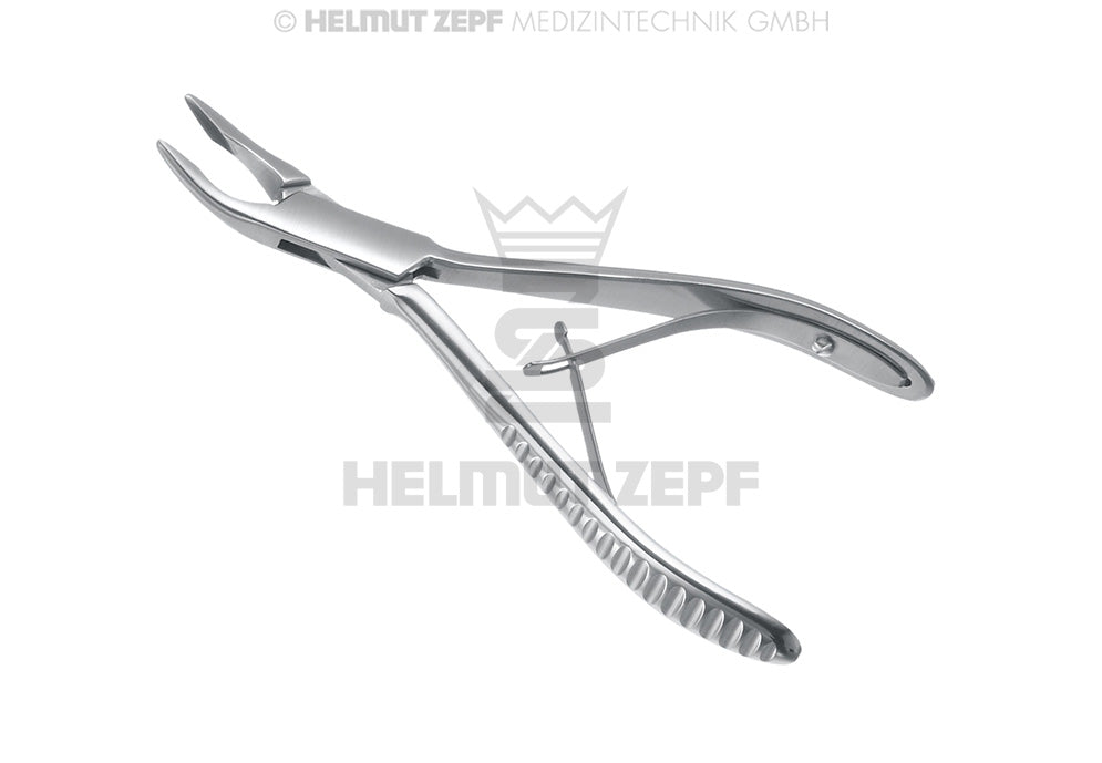 Mini Friedman rongeur forceps 14cm 30° angle by Helmut Zepf No.42.320.14 surgical bone instrument