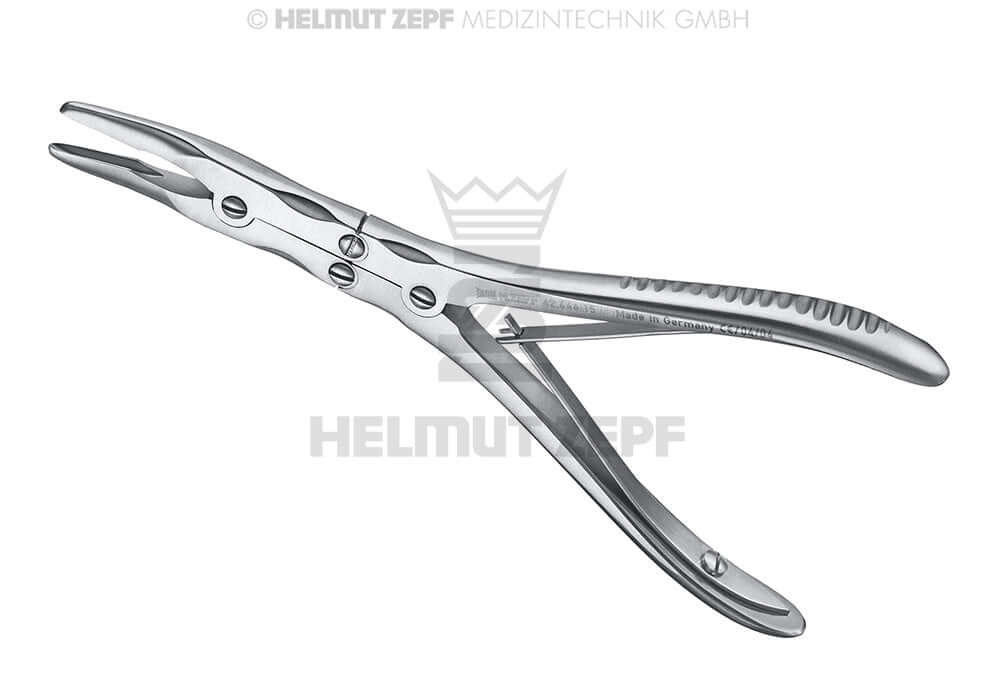 Boehler Bone rongeur forceps straight 15cm Helmut Zepf No.42.646.15 surgical instrument for bone removal