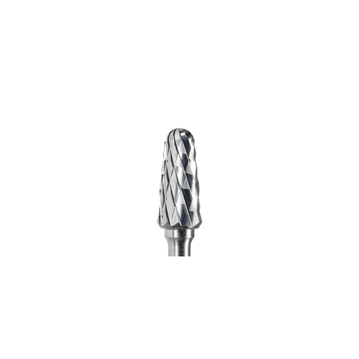 carbide cone bur coarse double cut left twisted XA-cut cone round cutter for model making and plastics technology