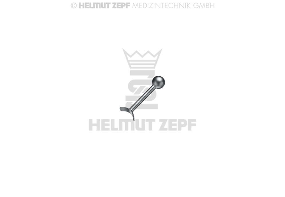 Gingiva Retractor Small for 3D Blade Holder 46.007.05 by Helmut Zepf No. 46.007.30