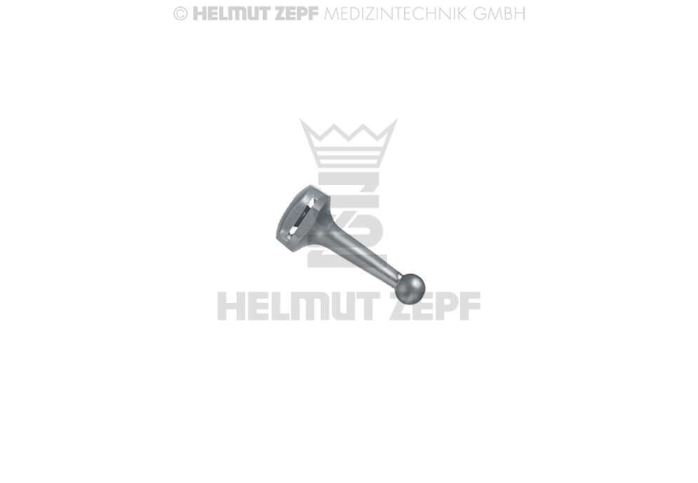 Helmut Zepf Scalpel Handle with Pivoted Head for 3D Blade Holder 46.007.10, Interchangeable, Includes Allen Key No. 46.007.50