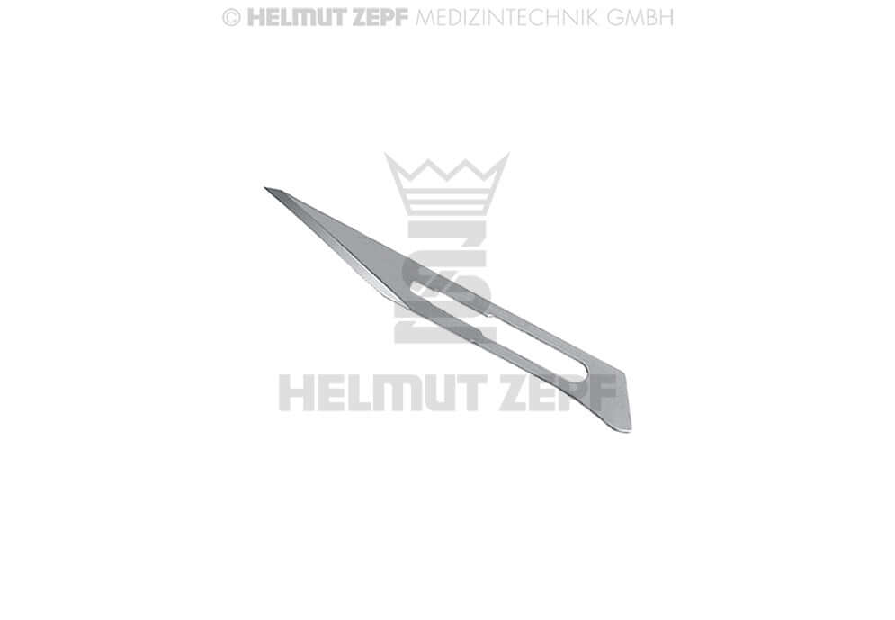 Dental Scalpel Blades #11 for Handle No.3 Sterile 100 Pcs by Helmut Zepf 46.014.11