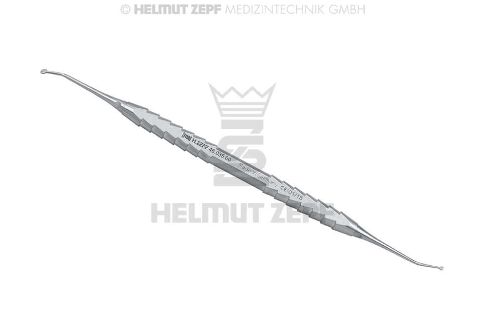 ZEPF-Line Papilla Elevator No. 46.035.00 by Helmut Zepf for Delicate Tissue Preparation with Exchangeable Tips