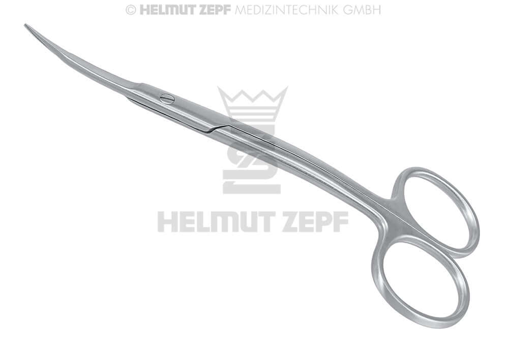 Goldman Fox Scissors Compound Curved 13cm Serrated Edge Dental Gum Gingivectomy Surgical Tissue Helmut Zepf 46.207.13