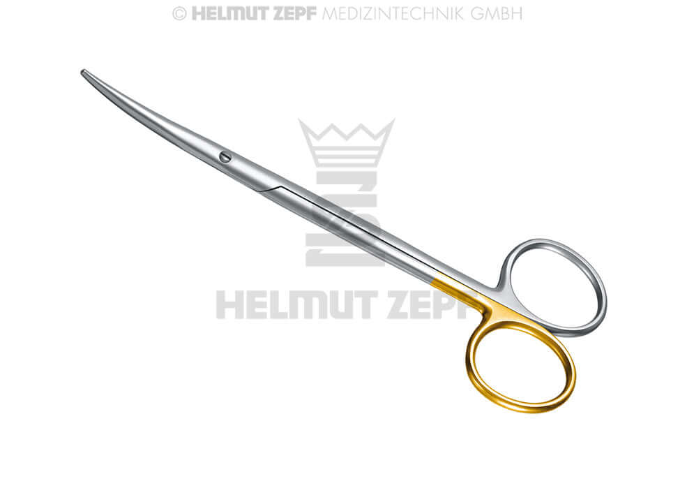 Metzenbaum Scissors Curved Blunt/Blunt 14cm Supercut Micro Serrated Surgical Tissue Dissecting by Helmut Zepf No.46.431.14SC