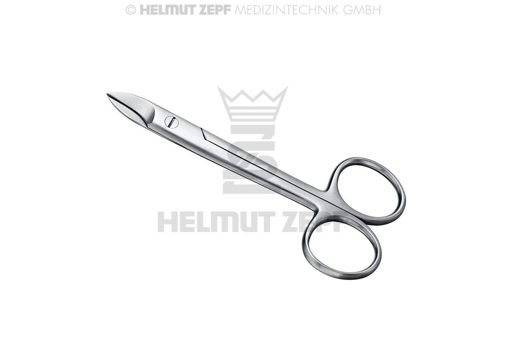 Helmut Zepf beebee crown scissors straight 10cm sharp points collar and crown scissors No. 46.674.10