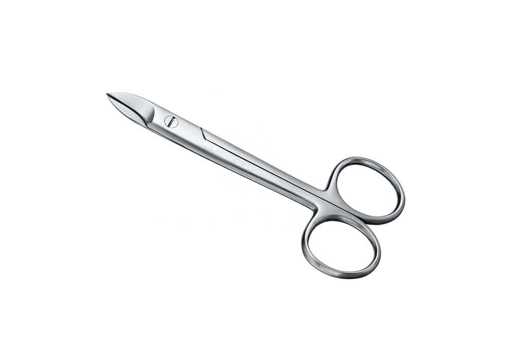 Helmut Zepf beebee crown scissors straight 10cm sharp points dental crown collar trimming instrument No.46.674.10