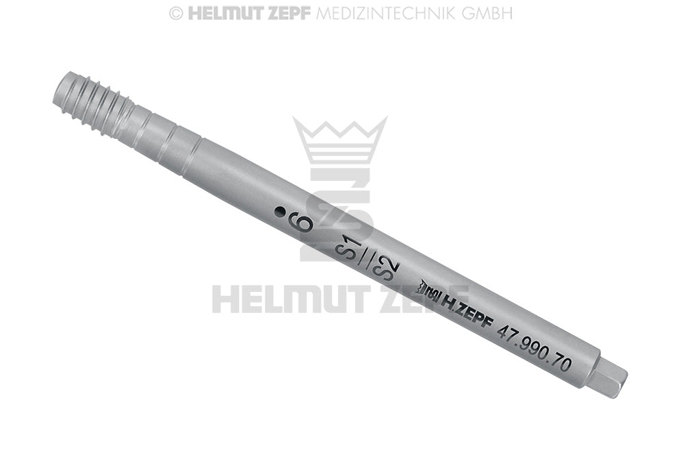 screw osteotome insert straight size 6 vgo ost-set Helmut Zepf 47.990.70