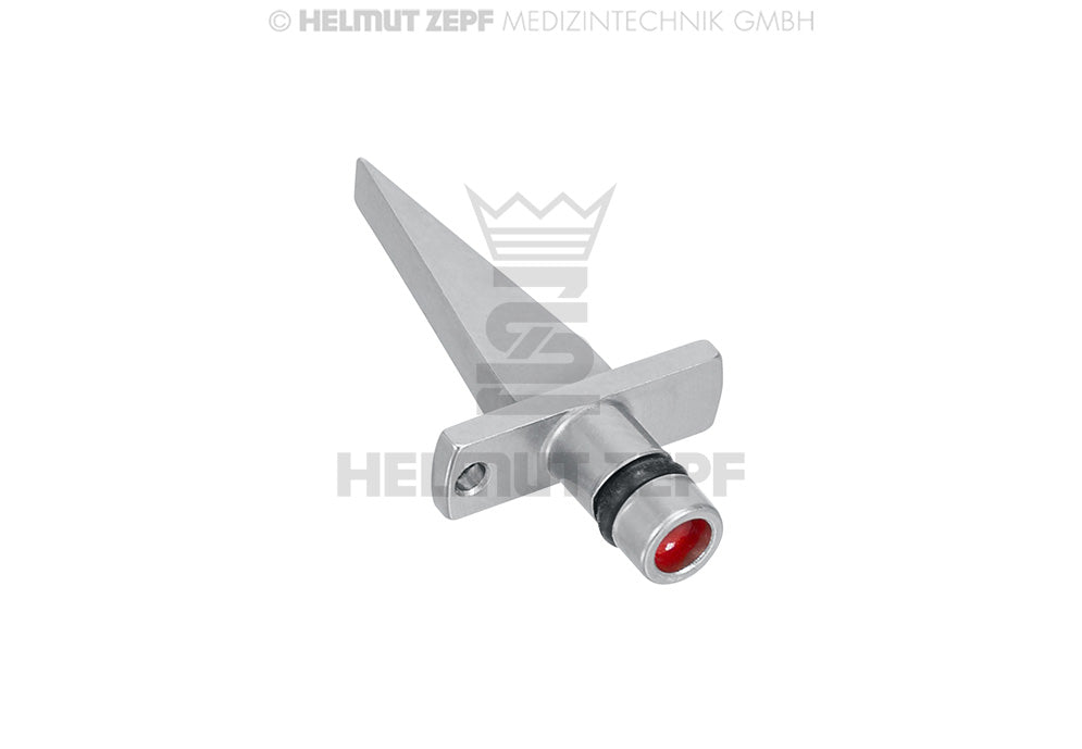 Wedge Osteotome 2/3.5mm Red Color Code Chisel by Helmut Zepf No. 47.099.32 for Precise Bone Surgery