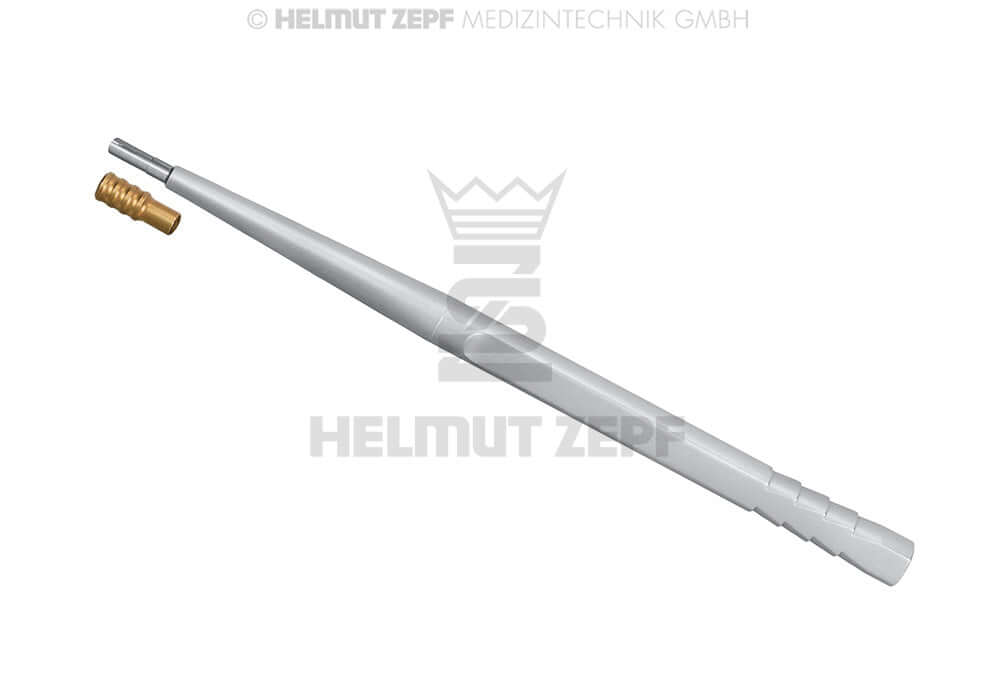 Helmut Zepf Pin Applicator No. 47.520.01 - Precision Dental Instrument with Gold-Threaded Tip